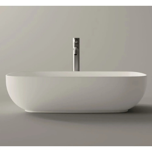 Lavabo da appoggio Form 60x37xh15 cm bianco lucido - Alice Ceramica