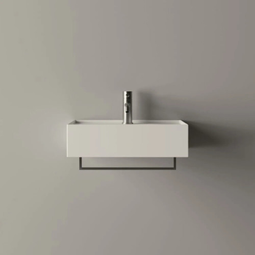 Lavabo da appoggio Hide 50x35xh13,5 cm bianco lucido - Alice Ceramica
