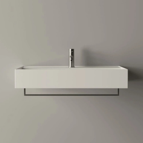 Lavabo sospeso 80x45xh13,5 cm Hide bianco lucido - Alice Ceramica