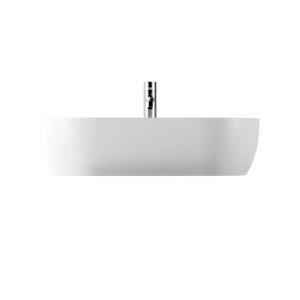 Lavabo da appoggio ovale 70x38,5 cm Unica bianco lucido - Alice Cerami 2
