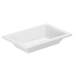 Lavabo da incasso Thin 60x40xh14 cm bianco lucido - Azzurra Ceramica