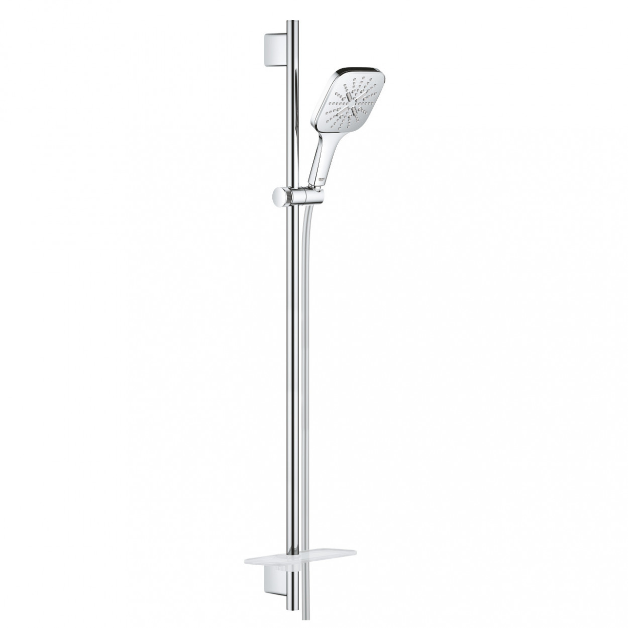 Asta doccia 3 getti Rainshower Smartactive 130 Cube cromo Grohe