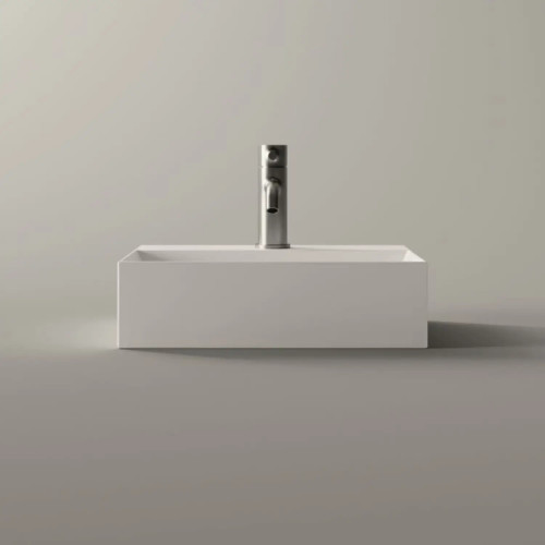 Lavabo da appoggio Spy 40x30xh11 cm bianco lucido - Alice Ceramica
