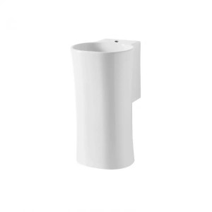 Lavabo freestanding monoforo 35x37xh62 cm Nativo bianco lucido – Azzur