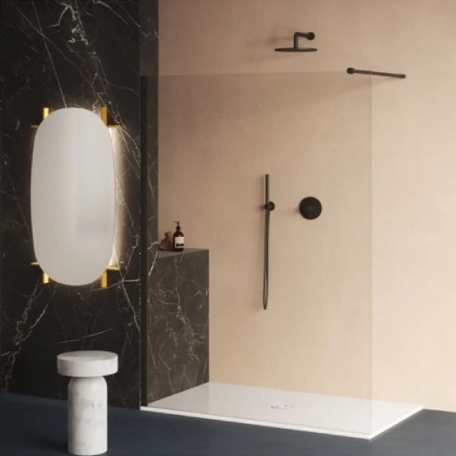 Piatto doccia 80x100 cm Solodue bianco opaco - Azzurra Ceramica