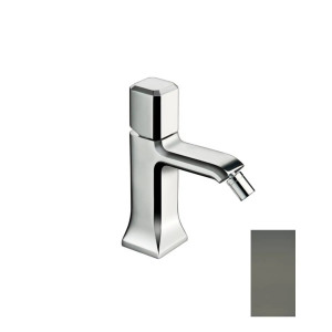 Miscelatore monocomando bidet con scarico Italy cromo nero lucido - Cr