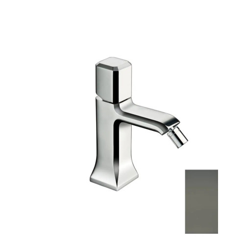 Miscelatore monocomando bidet con scarico Italy cromo nero lucido - Cr