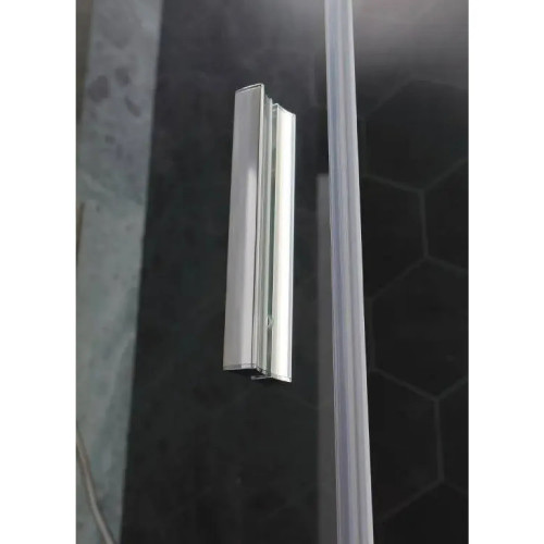 Porta scorrevole Fast Plus 117/121 cm vetro trasparente - Kinedo