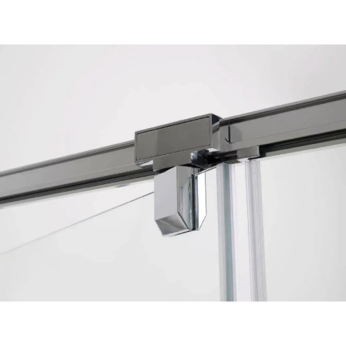 Parete fissa Fast Plus 86,5/88,5 cm vetro trasparente - Kinedo