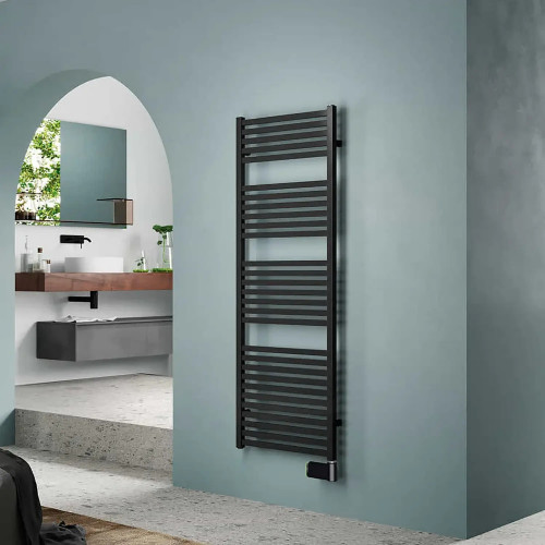 Scaldasalviette Quadrè Elettrico 1517x530 mm grigio antracite opaco