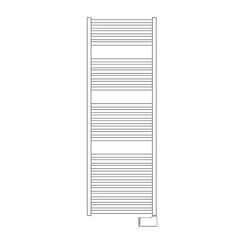 Scaldasalviette Quadrè Elettrico 1517x530 mm grigio antracite opaco