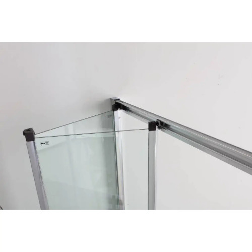 Porta pieghevole per angolo Fast 87/91 cm vetro trasparente - Kinedo