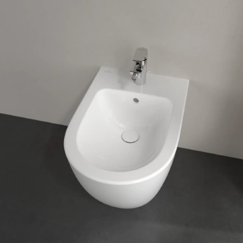 Bidet a terra filomuro Subway 2.0 37,5x56 cm bianco lucido - Villeroy