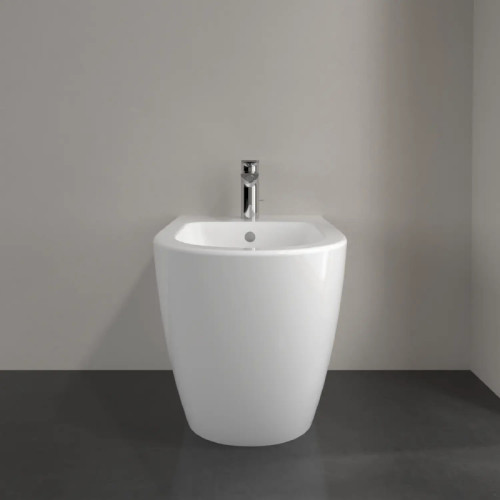 Bidet a terra filomuro Subway 2.0 37,5x56 cm bianco lucido - Villeroy