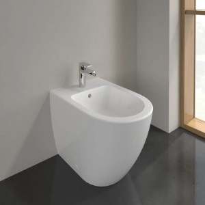Bidet a terra filomuro Subway 2.0 37,5x56 cm bianco lucido - Villeroy 2