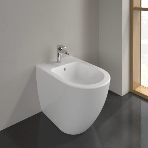 Bidet a terra filomuro Subway 2.0 37,5x56 cm bianco lucido - Villeroy