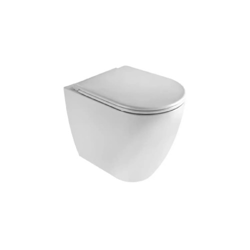 Vaso WC a Terra Filomuro Comoda Bianco Lucido | Azzurra