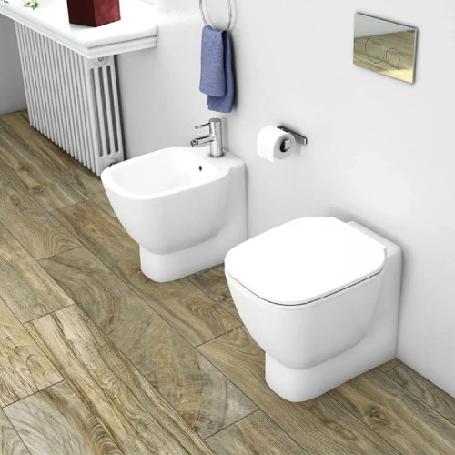 Vaso WC a Terra Filomuro One Bianco Lucido | Rak Ceramics
