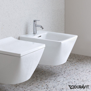 Bidet Sospeso Monoforo Viu Bianco Lucido | Duravit 2