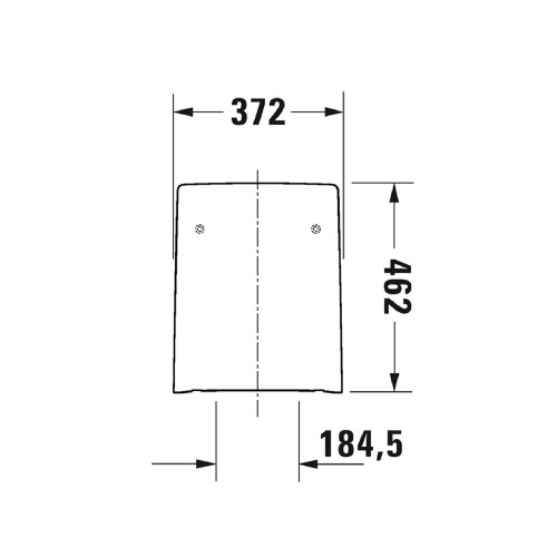 Coprivaso Softclose Viu Bianco Lucido | Duravit