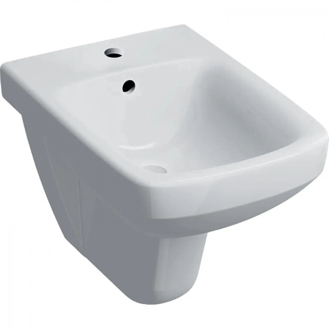 Bidet Sospeso Selnova Square Bianco Lucido | Geberit