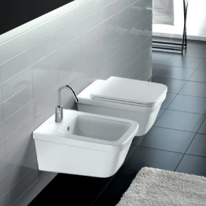 Bidet Sospeso Monoforo Erika Bianco Lucido | Hatria 2