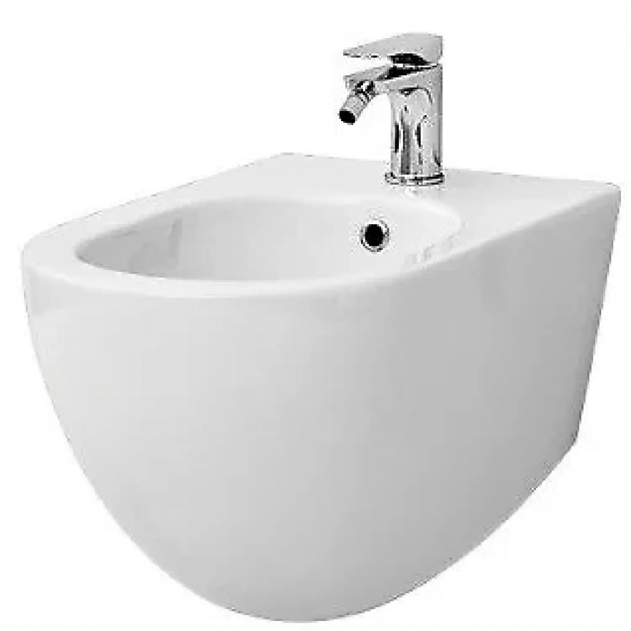 Bidet Sospeso File 2.0 Bianco Lucido 53x37 cm | Art Ceram