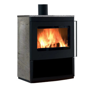 Stufa a Legna Nicole 9,1 kW Antracite | Palazzetti