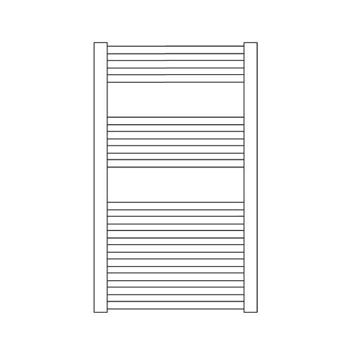 Scaldasalviette verticale Ares 818x380 mm bianco - Irsap