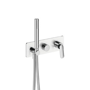 Set doccia/vasca a parete Foil cromo - Cristina Rubinetterie