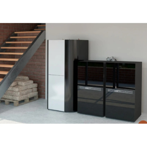 Caldaia a Pellet Tecnika Turbo Glass 24 kW | MorettiDesign