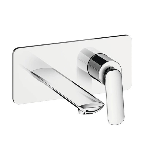 Miscelatore monocomando lavabo a parete Foil cromo - Cristina Rubinett