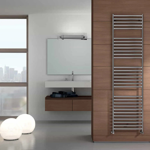 Scaldasalviette verticale Stilé inox satinato 842x481 mm - Irsap