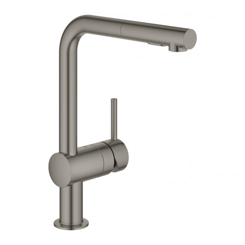 Miscelatore monocomando per lavello Minta grafite spazzolato - Grohe