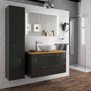 Lavabo da appoggio Seduzione 39x39x15 cm porcellana bianca – Meglioalg 2