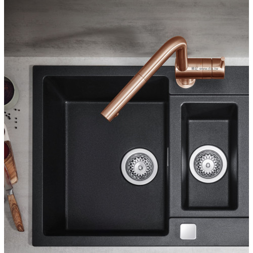 Miscelatore monocomando per lavello Minta oro rosa spazzolato - Grohe