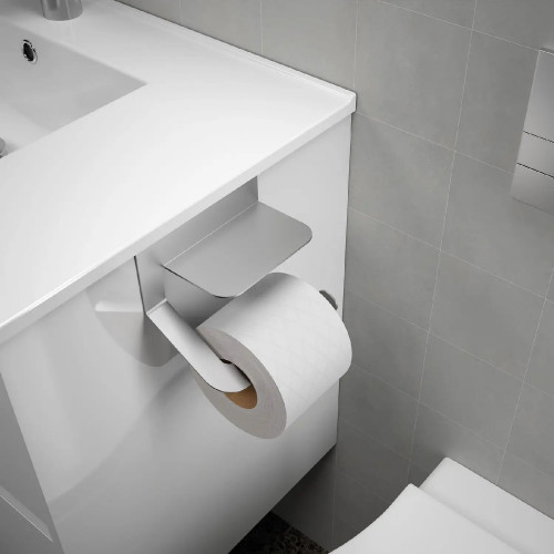 Porta rotolo con coperchio Millan alluminio opaco – Meglioalge