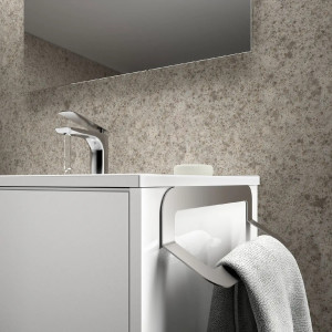 Porta salviette Millan alluminio opaco – Meglioalge 2