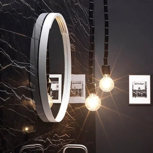 Specchio Madre 75 cm LED bianco opaco - Flaminia 2