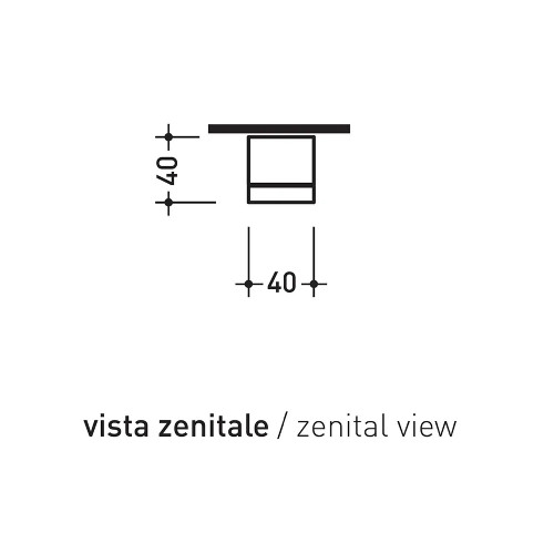 Appendino Two in cromo - Flaminia