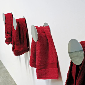 Portasalviette Hoop grande 10 cm in cromo - Flaminia 2