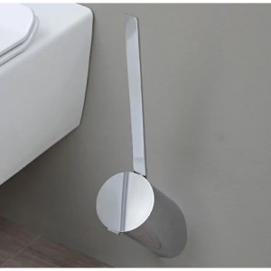 Porta scopino a muro Hoop in cromo - Flaminia 2