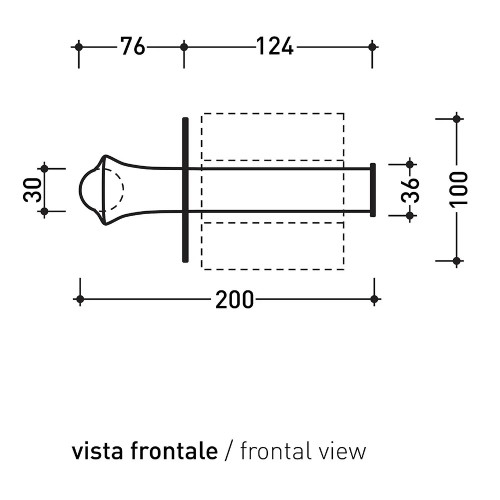 Porta rotolo Fold in cromo - Flaminia
