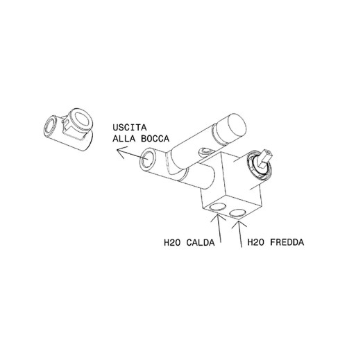 Set vasca incasso One con erogazione e doccetta - Flaminia