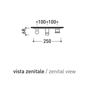 Miscelatore incasso One con deviatore e doccetta - Flaminia 2