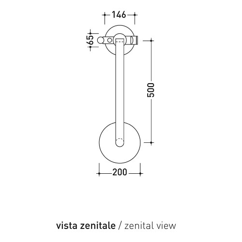 Erogatore doccia freestanding One con miscelatore - Flaminia