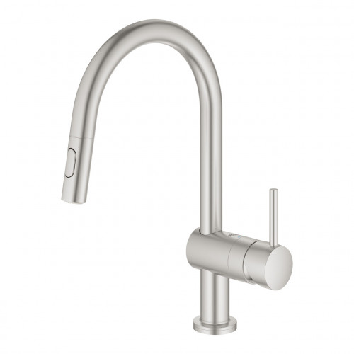 Miscelatore monocomando elettronico per lavello Minta Touch satinato s