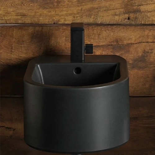 Miscelatore monocomando per bidet Nokè nero opaco - Flaminia