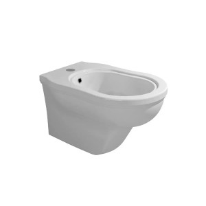 Bidet sospeso monoforo Efi con troppopieno bianco lucido – Flaminia