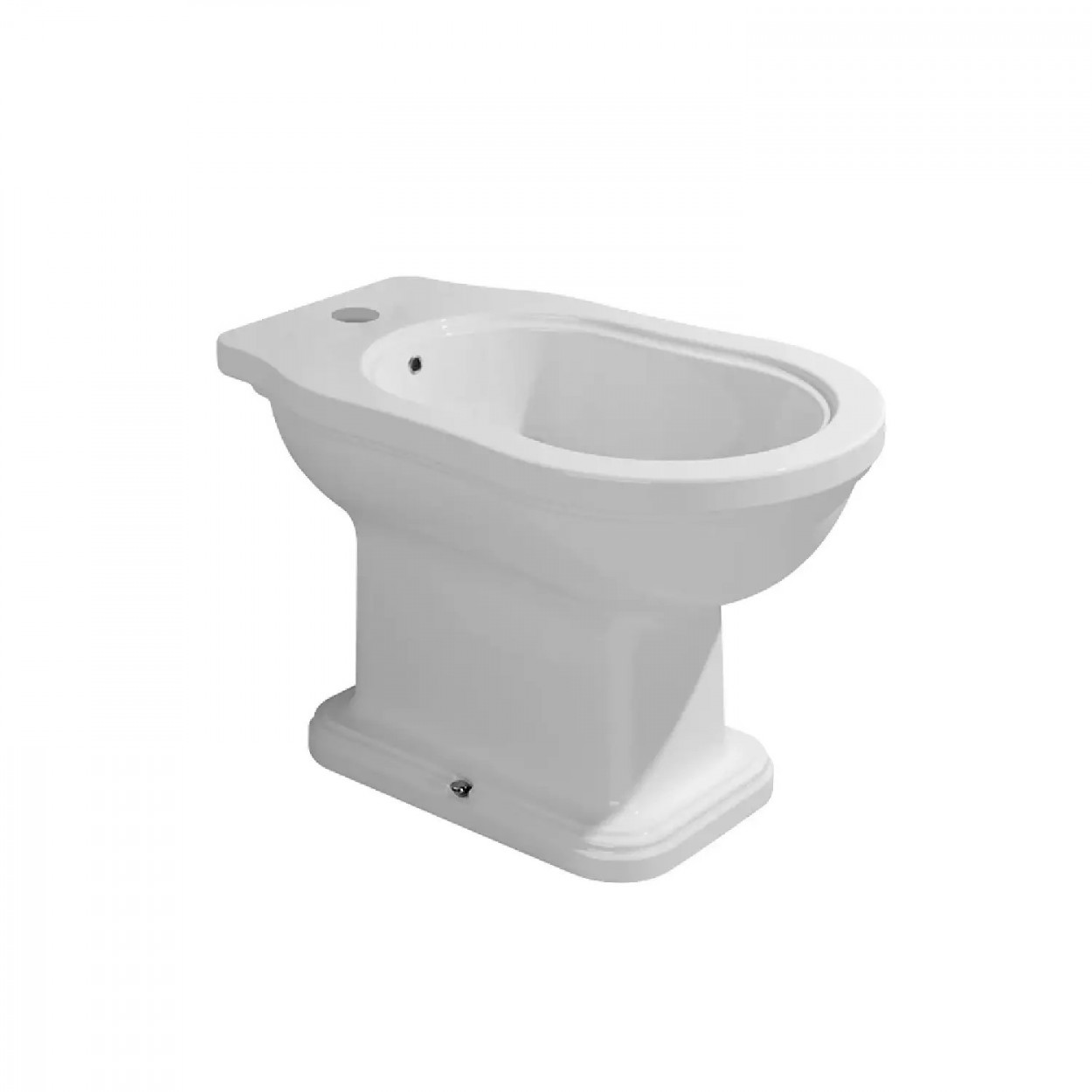 Bidet a terra monoforo Efi con troppopieno bianco lucido – Flaminia